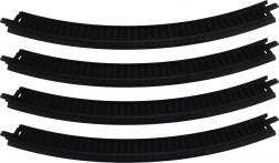 șine curbate pentru setul mini – 4 buc.