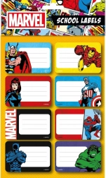 Set școlar Marvel cu autocolante budget