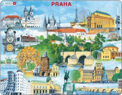 Puzzle Praga monumente 66 piese