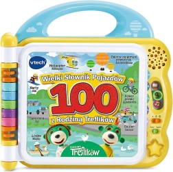 VTech carte interactivă Słownik Rodziny Treflików – vehicule, bilingvă CZ/EN