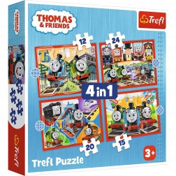 Puzzle 4v1 Thomas cel Curajos, Thomas și prietenii