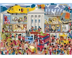 Puzzle Gibsons Palatul Buckingham – Din culise (1000 de piese)