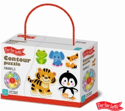 Puzzle contur animale Far Far Land