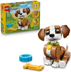 LEGO Creator 3 în 1 animale drăgălașe – cățeluș, veveriță și rață