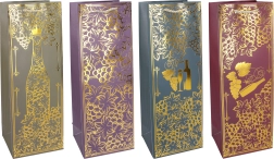 Pungă cadou pentru sticlă M 36 × 12,5 × 8,5 cm – pentru tot anul