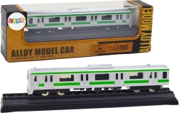 Model metalic de vagon de tren 1:48 – argintiu