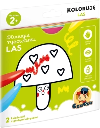 Cărți de colorat lungi Colorez – pădure