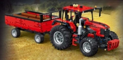 Set de construcție tractor cu remorcă 1284 piese