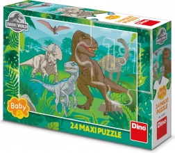 Dino Puzzle Lumea Jurasică Maxi 24 Piese