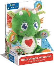 Clementoni baby dragon prietenos – jucărie interactivă de pluș