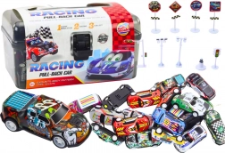 Set de mașinuțe cu semne rutiere 25 buc