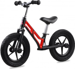 Bicicletă de echilibru TINY BIKE cu roți pneumatice de 12" și cadru din magneziu – Roșie