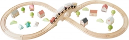 Le Toy Van cale ferată din lemn pentru copii
