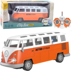 autobuz urban retro RC cu lumini 1:30