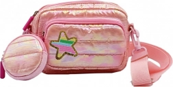 Geantă roz pufoasă