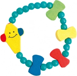 brățară din lemn cu dragon