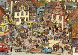 Puzzle Heye Piața 1000 de piese
