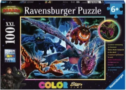 puzzle luminoase Cum să îți dresezi dragonul 3 XXL 100 piese – Ravensburger