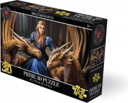 Puzzle 3D – regina dragonilor, 100 piese