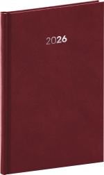 Agenda săptămânală Balakon 2026 bordo 15x21 cm