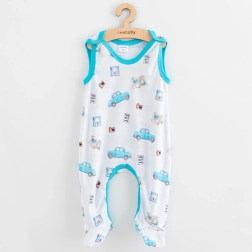 Salopete pentru bebeluși New Baby Classic II mașinuțe 56 (0–3 luni)