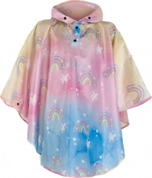 Poncho impermeabil pentru copii cu glugă BAAGL cu unicorn XS (90–110 cm)