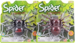 Jucărie păianjen din plastic cu mecanism de tragere