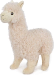 Alpaca de pluș 30 cm albă