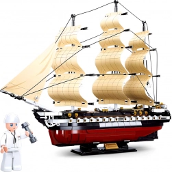 Sluban Model Bricks M38-B0836 Fregata USS Constitution navă cu pânze de război