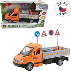 Camion de service urban cu volant 24 cm