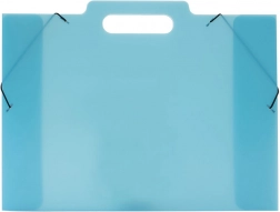 Mapă triplă pentru desene A3 albastră Opaline Frosty