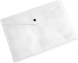 Plic pentru documente cu capse A4 alb-negru