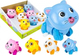 Pisicuță cu cheiță pentru copii, merge și dă din coadă