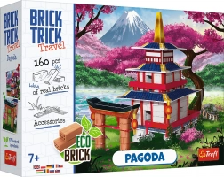 Set de construcție din cărămidă pagodă M 160 piese TREFL BRICK TRICK