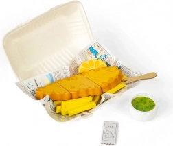 Jucării de lemn Pește și Cartofi prăjiți de la Bigjigs Toys