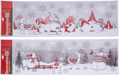 Decorațiune de fereastră de Crăciun 59,5 × 21 cm