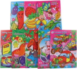 Cărți de colorat pentru copii – desene simple de colorat