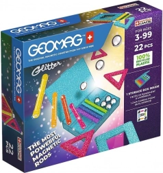 Geomag Glitter – set de construcție magnetică, 22 piese