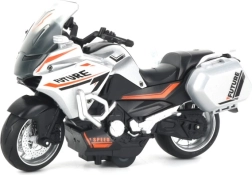 Motocicletă cu mecanism pull-back 1:10, fără baterii