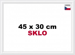 Ramă din plastic albă 45x30 cm