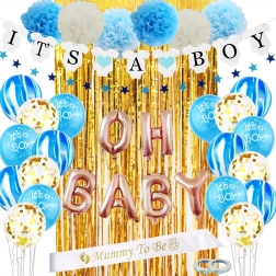 Set de baloane și recuzită pentru Baby Shower - It's a boy