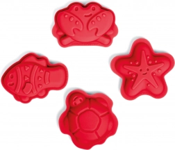 Forme de silicon pentru nisip de la Bigjigs Toys