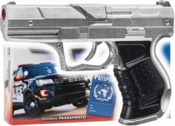 Pistol cu capsă metalic de poliție, cu tambur de 8 focuri PRONTO INTERVENTO