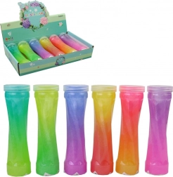 Sticlă cu slime plastilină putty 19 × 5 cm, 6 culori