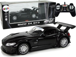 Mașină RC BMW Z4 GT3 1:18 neagră cu lumini 2.4 GHz