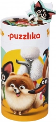 puzzlika câini 5 în 1 – puzzle ilustrat pentru copii 27 piese