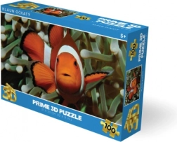 Puzzle 3D Pește-Clovn cu ochi mari 100 piese pentru copii 5+