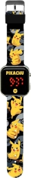 Ceas LED cu calendar Pokemon