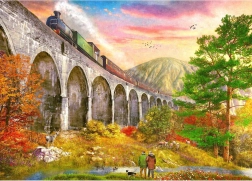 Puzzle Viaductul Glenfinnan 1000 piese