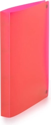 Biblioraft cu inele A4 din PP, roșu